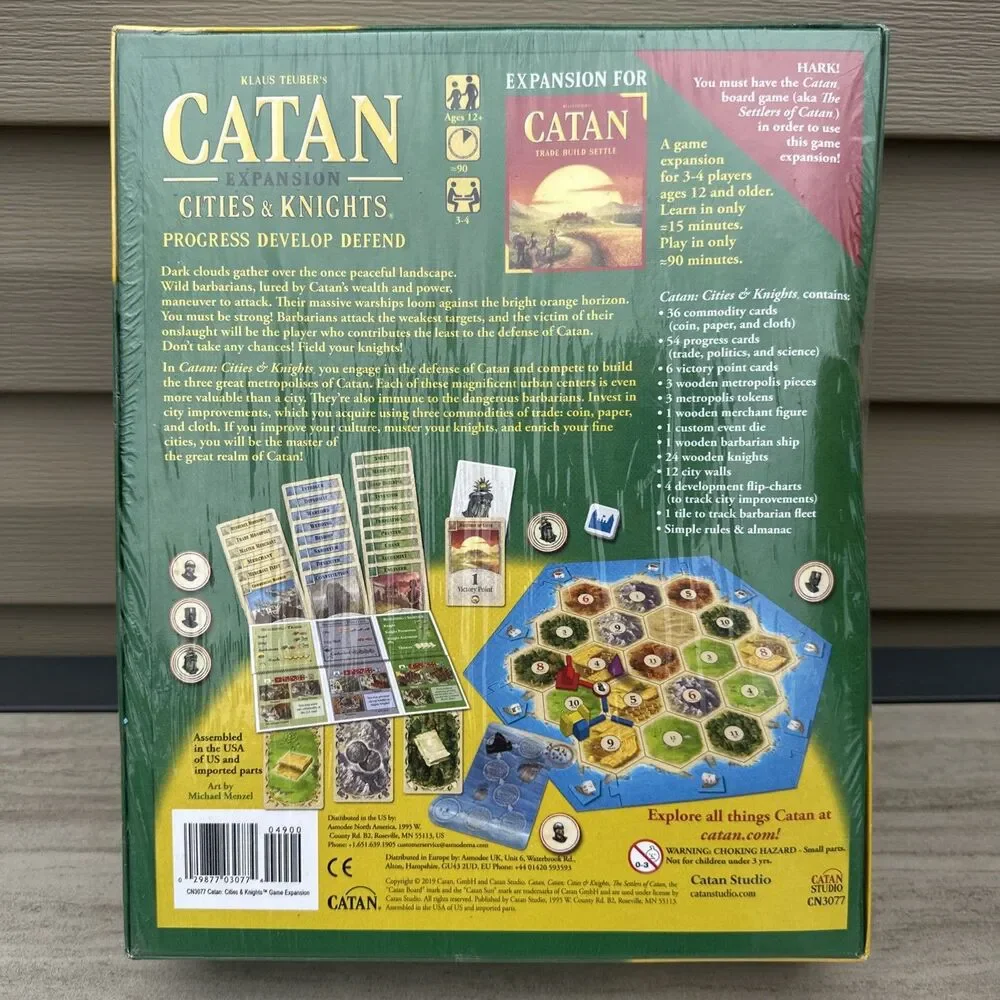 Catan Expansion - Cities & Knights New - Picture 2 of 5